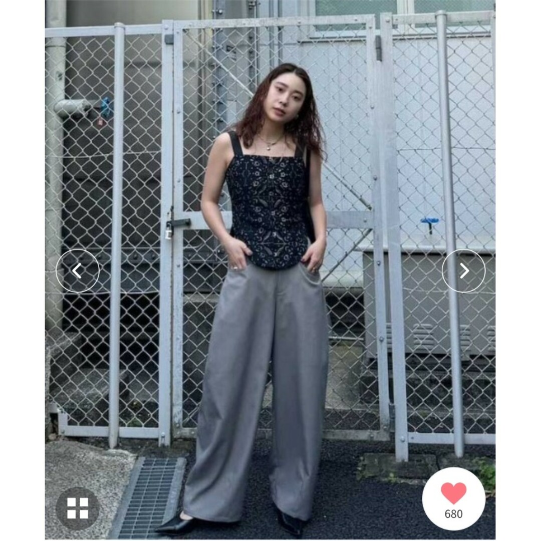 Ameri VINTAGE - AMERI OVAL WIDE PANTS ワイドパンツの通販 by Ameri VINTAGE - AMERI OVAL WIDE PANTS ワイドパンツの通販 by