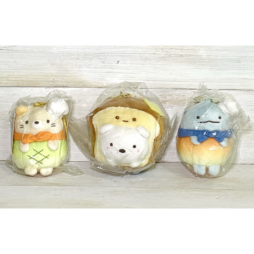 すみっコぐらし - すみっコぐらし ぶらさげぬいぐるみ パンきょうしつ 全3種