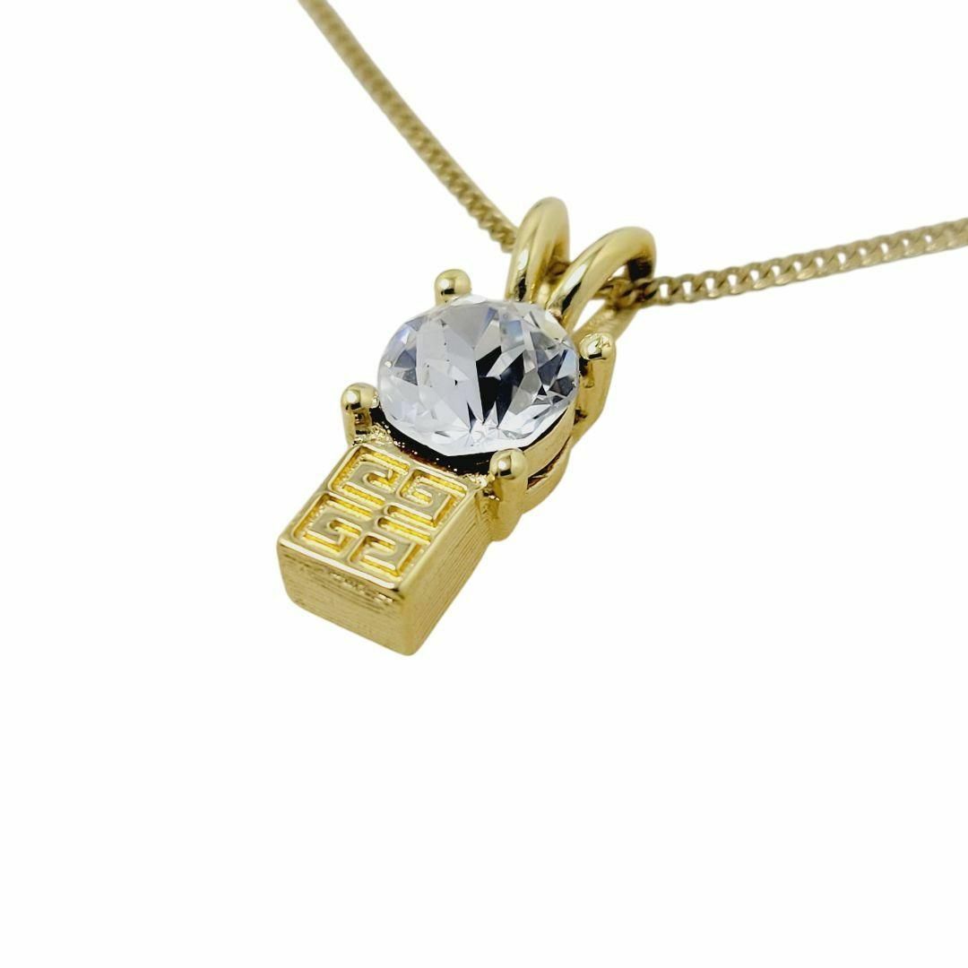 GIVENCHY - 【美品】GIVENCHY ネックレス 大粒ストーン 4G 喜平 GIVENCHY - 【美品】GIVENCHY ネックレス 大粒ストーン 4G 喜平