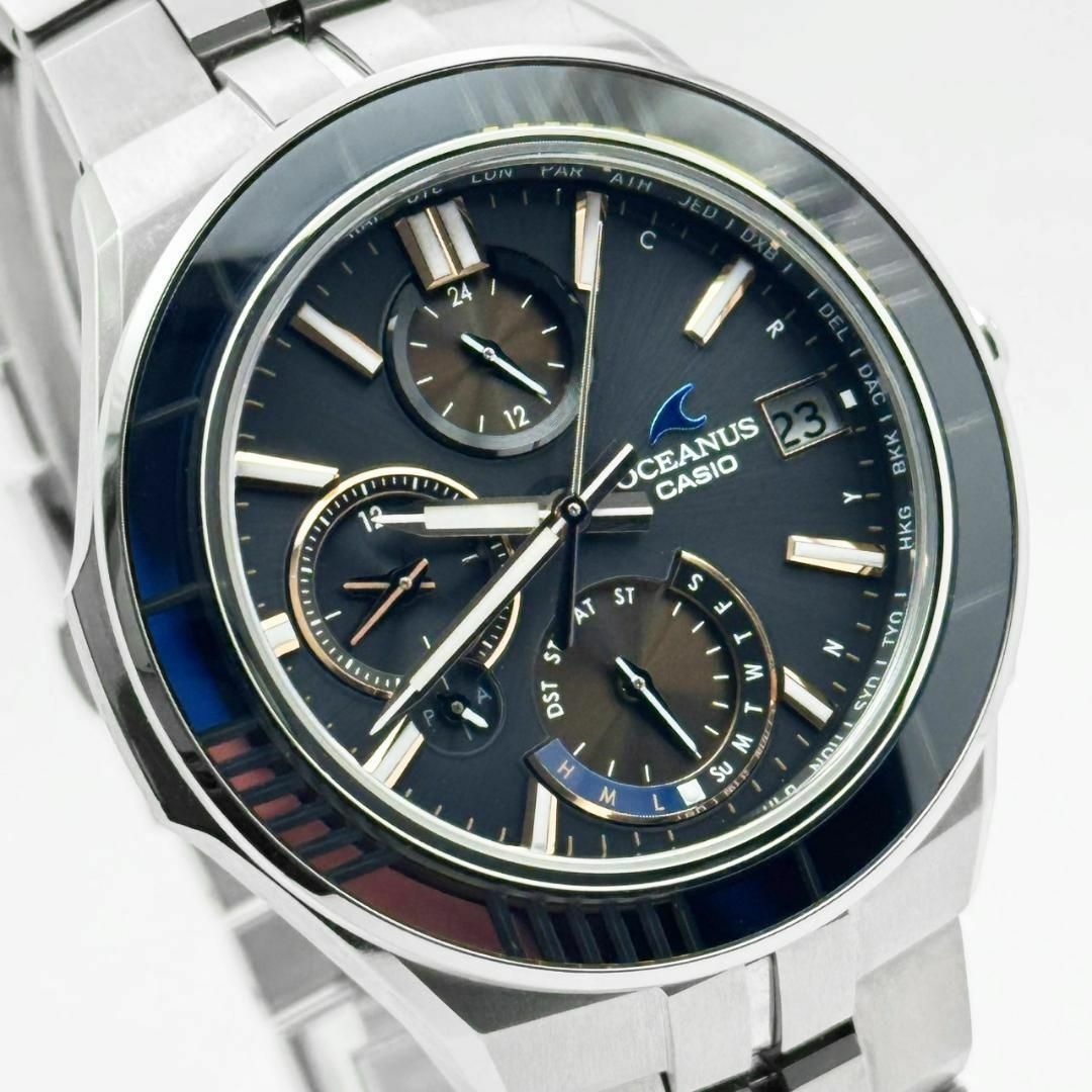 CASIO - 極美品 カシオ オシアナス マンタ 江戸切子 OCW-S5000D CASIO - 極美品 カシオ オシアナス マンタ 江戸切子 OCW-S5000D