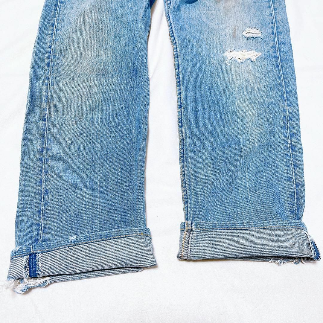 Levi's - リーバイス 501xx 90's USA製 W33 ダメージ インディゴ Levi's - リーバイス 501xx 90's USA製 W33 ダメージ インディゴ