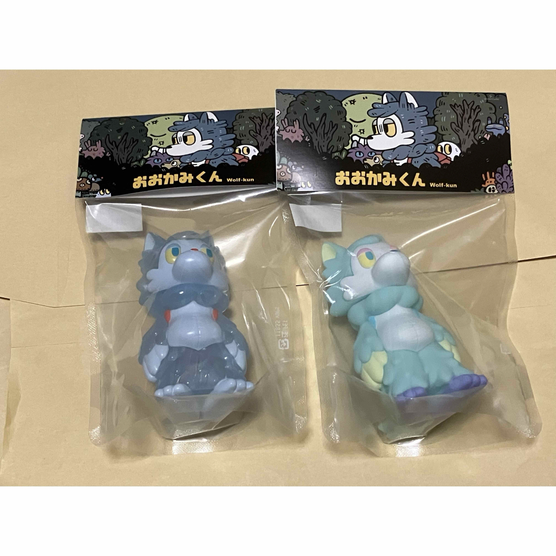 おおかみくん ゆめ&ICE あらいきりこ ソフビフィギュア 2体 おおかみくん ゆめ&ICE あらいきりこ ソフビフィギュア 2体