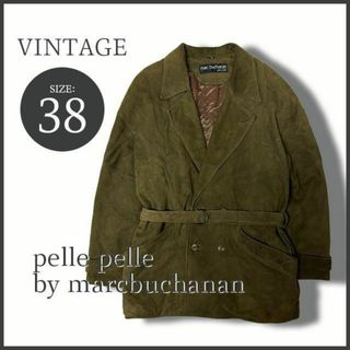 PELLE PELLE - 90s pelle pelle ペレペレ レザーオーバーコート PELLE PELLE - 90s pelle pelle ペレペレ レザーオーバーコート