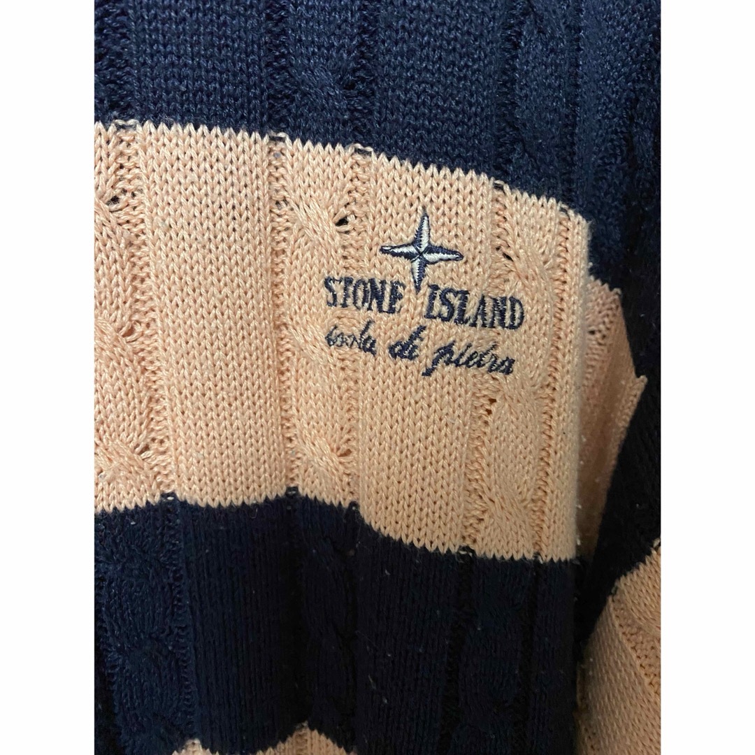 STONE ISLAND - STONE ISLAND 80s CABLE BORDER KNITの通販 by STONE ISLAND - STONE ISLAND 80s CABLE BORDER KNITの通販 by