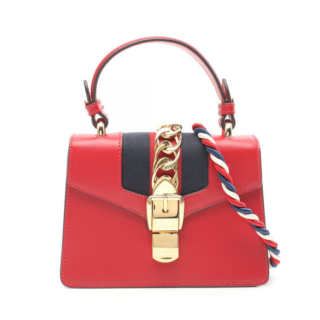 GUCCI - グッチ GUCCI シルヴィ シェリーライン ハンドバッグ GUCCI - グッチ GUCCI シルヴィ シェリーライン ハンドバッグ