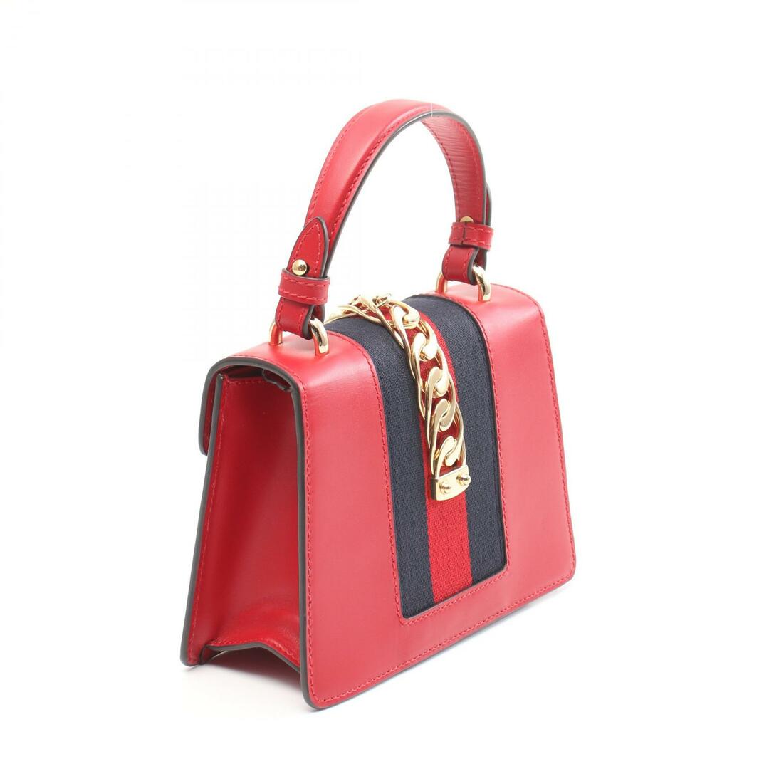GUCCI - グッチ GUCCI シルヴィ シェリーライン ハンドバッグ GUCCI - グッチ GUCCI シルヴィ シェリーライン ハンドバッグ