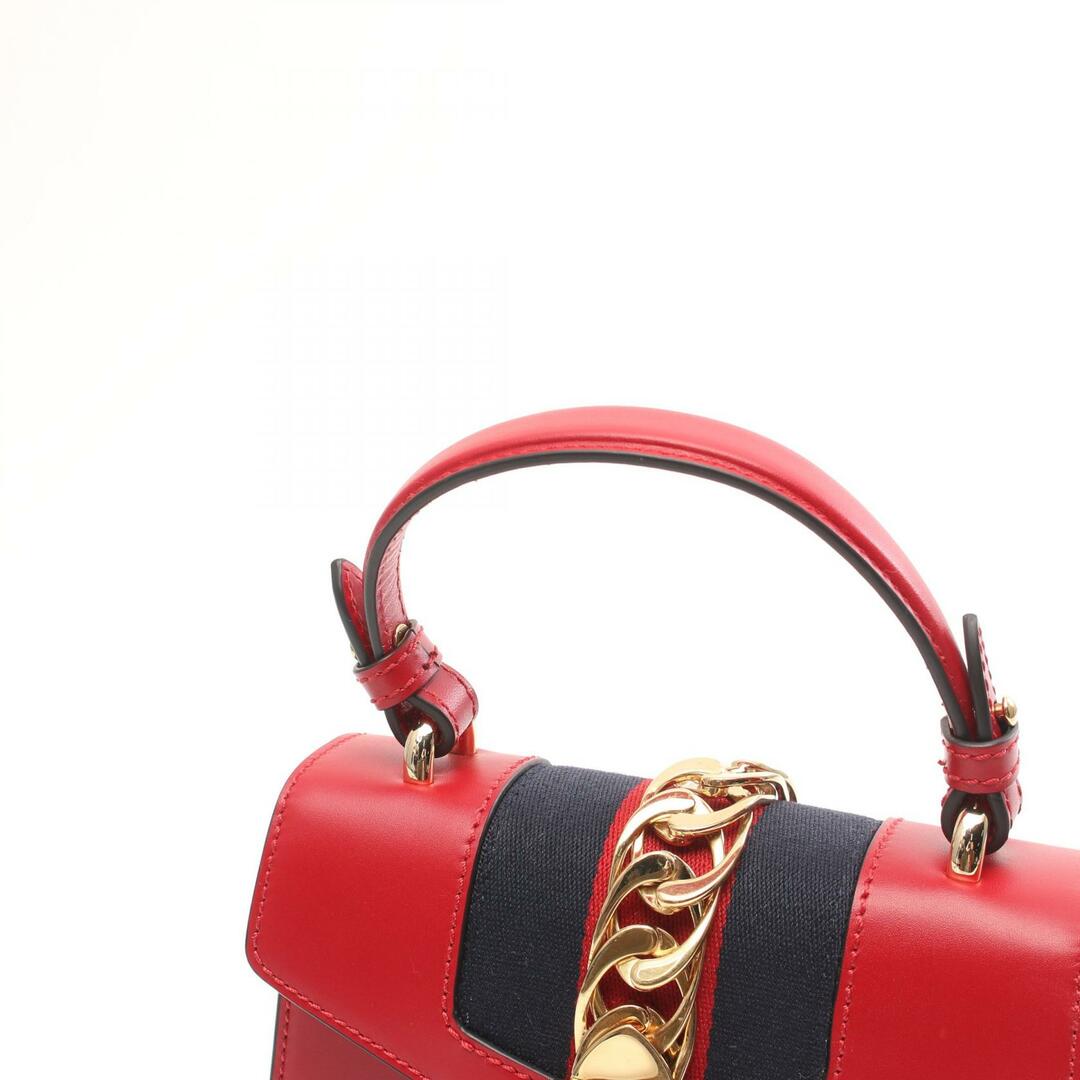 GUCCI - グッチ GUCCI シルヴィ シェリーライン ハンドバッグ GUCCI - グッチ GUCCI シルヴィ シェリーライン ハンドバッグ