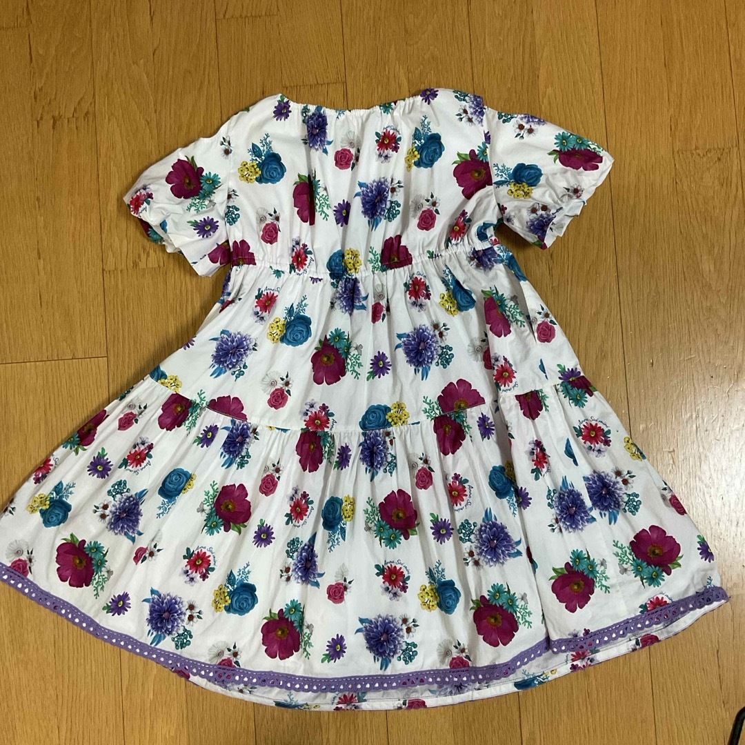 ANNA SUI mini - アナスイミニ 花柄ワンピース 130の通販 by ANNA SUI mini - アナスイミニ 花柄ワンピース 130の通販 by