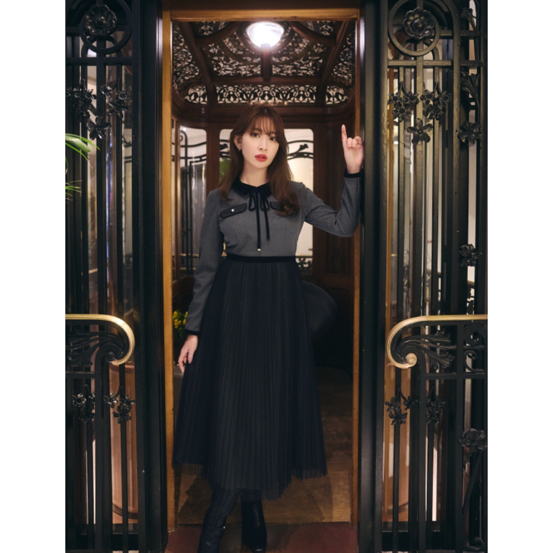 Her lip to - Garnier Pleated Dressの通販 by chan's shop Her lip to - Garnier Pleated Dressの通販 by chan's shop