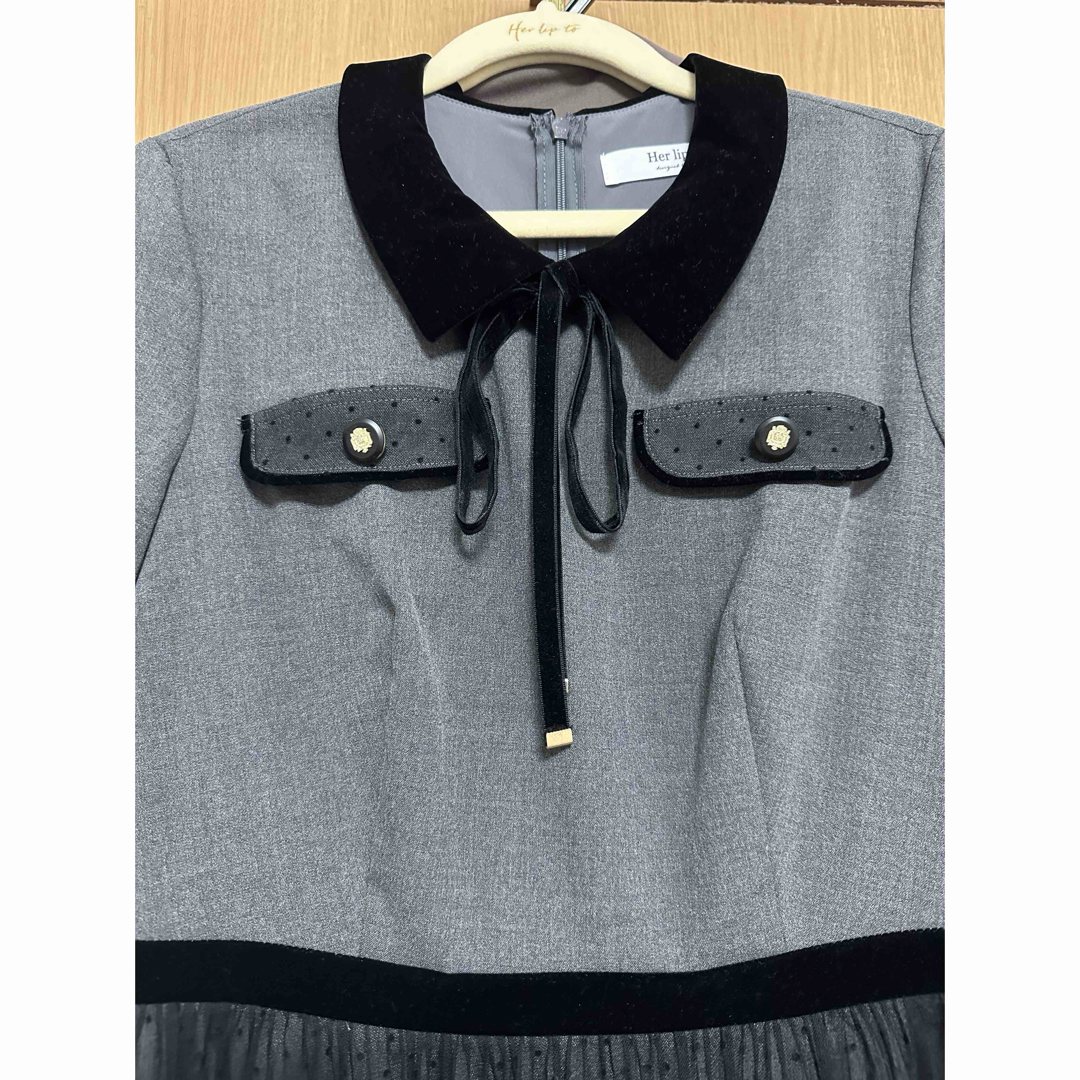 Her lip to - Garnier Pleated Dressの通販 by chan's shop Her lip to - Garnier Pleated Dressの通販 by chan's shop