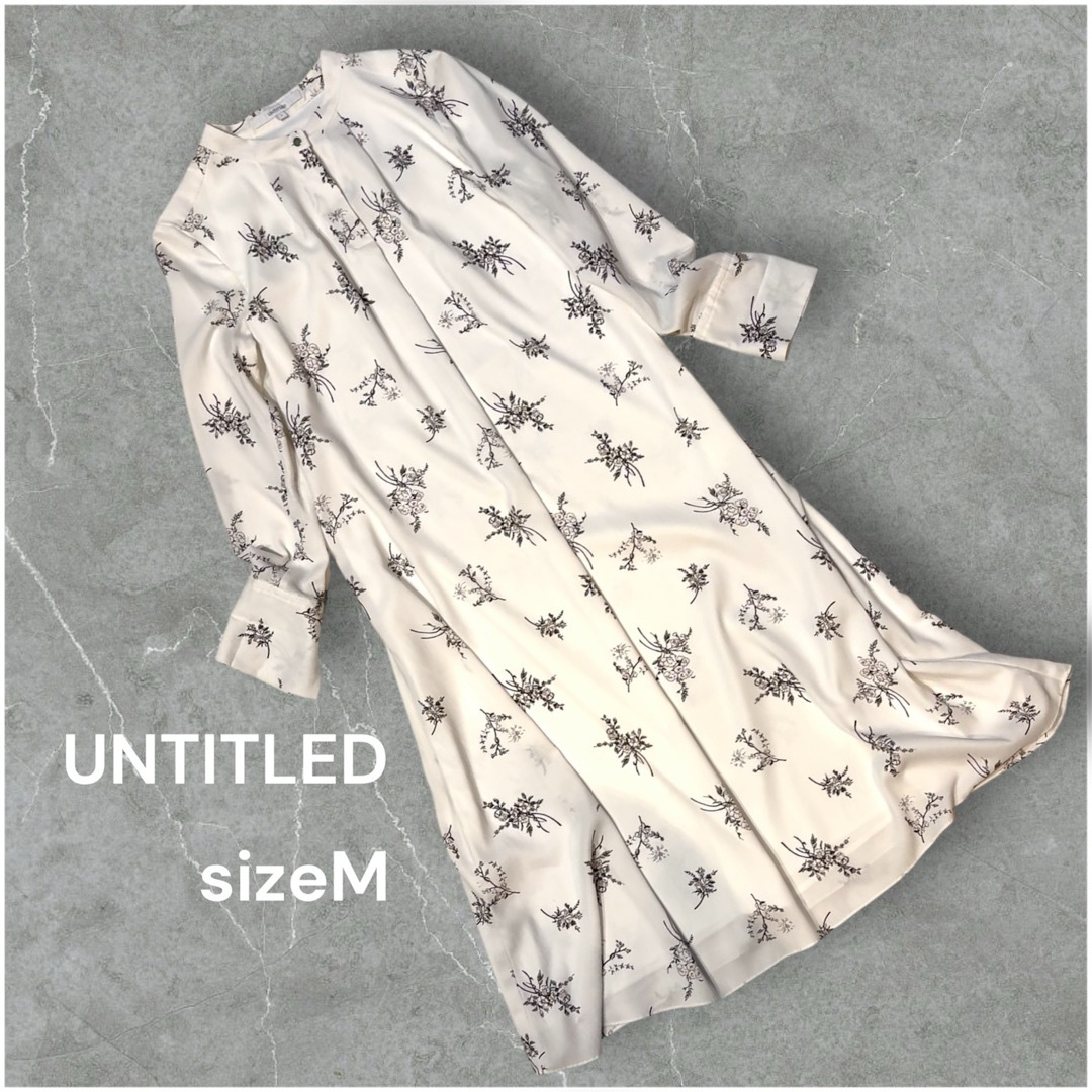 UNTITLED - UNTITLED 花柄 長袖ワンピース Mの通販 by Enju's UNTITLED - UNTITLED 花柄 長袖ワンピース Mの通販 by Enju's