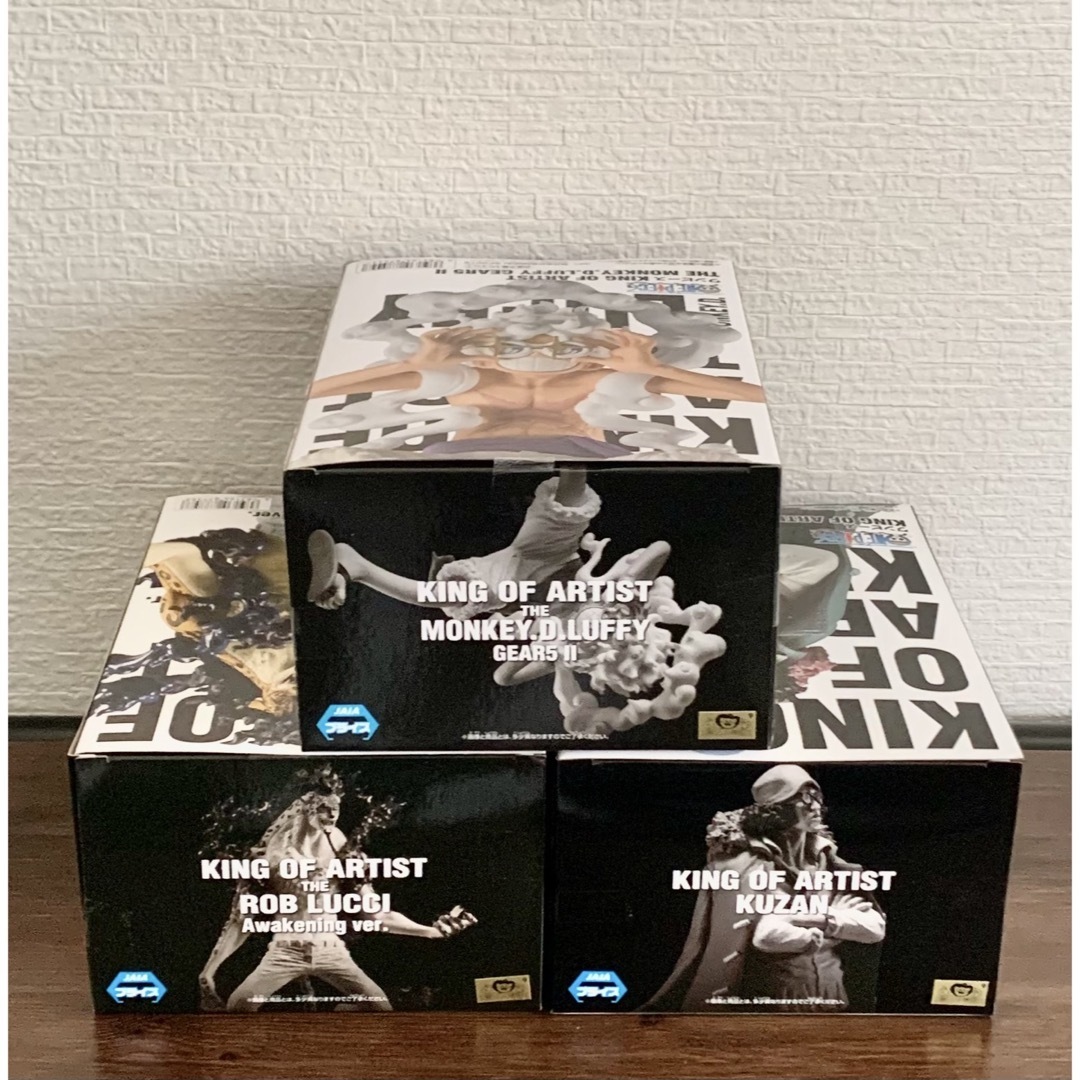 ONE PIECE - ワンピース KING OF ARTIST フィギュア 3点セットの ONE PIECE - ワンピース KING OF ARTIST フィギュア 3点セットの
