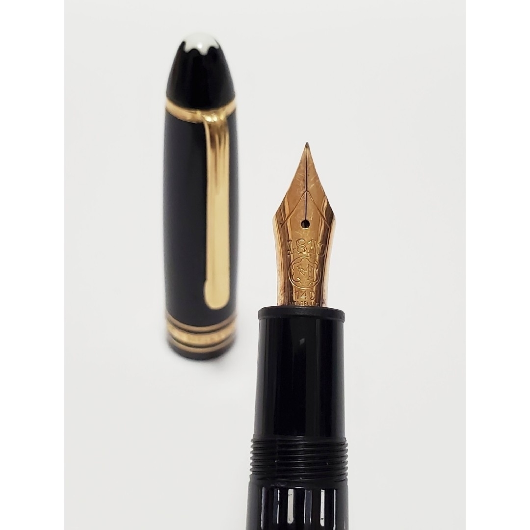 MONTBLANC - モンブラン MONTBLANC 万年筆 4810 14C ブラックの MONTBLANC - モンブラン MONTBLANC 万年筆 4810 14C ブラックの