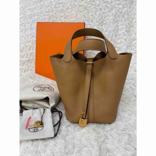 HERMES - エルメス ピコタンロックPM ビスキュイ/Gold金具の通販 HERMES - エルメス ピコタンロックPM ビスキュイ/Gold金具の通販