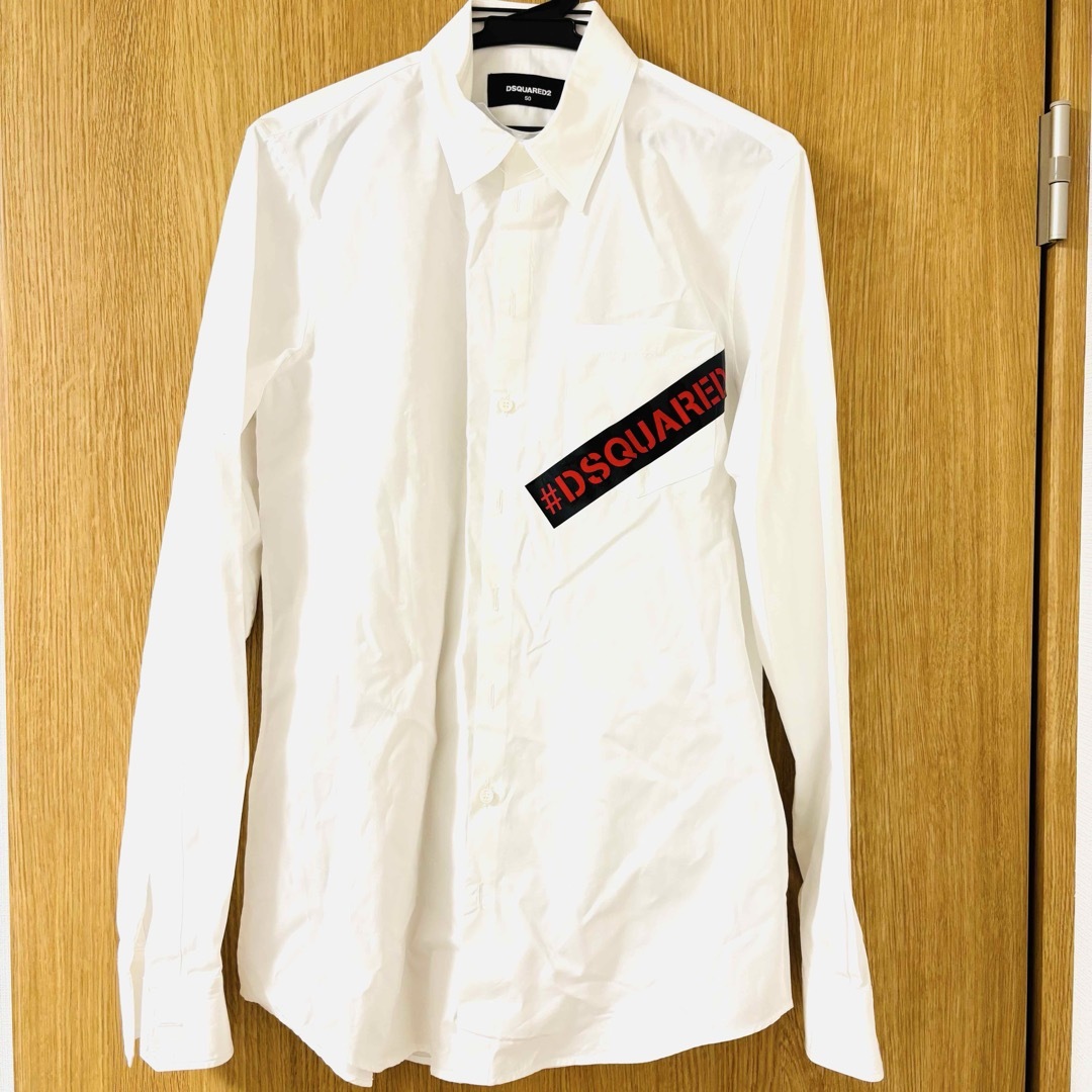 DSQUARED2 - Dsquared2 ディースクエアード ドレスシャツ ロゴ DSQUARED2 - Dsquared2 ディースクエアード ドレスシャツ ロゴ
