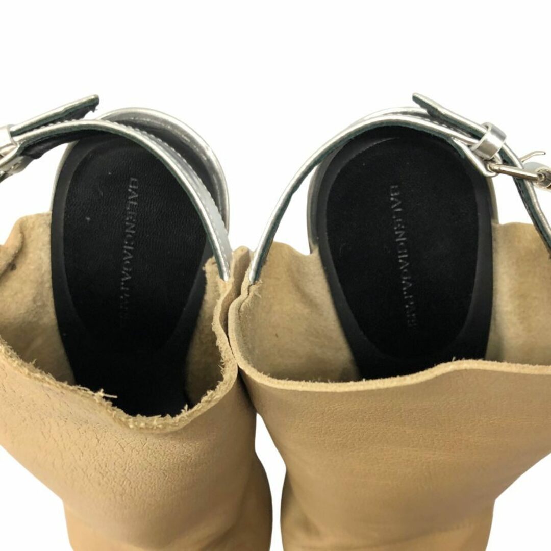 BALENCIAGA - バレンシアガ ブーツサンダル ストラップ レザー BALENCIAGA - バレンシアガ ブーツサンダル ストラップ レザー