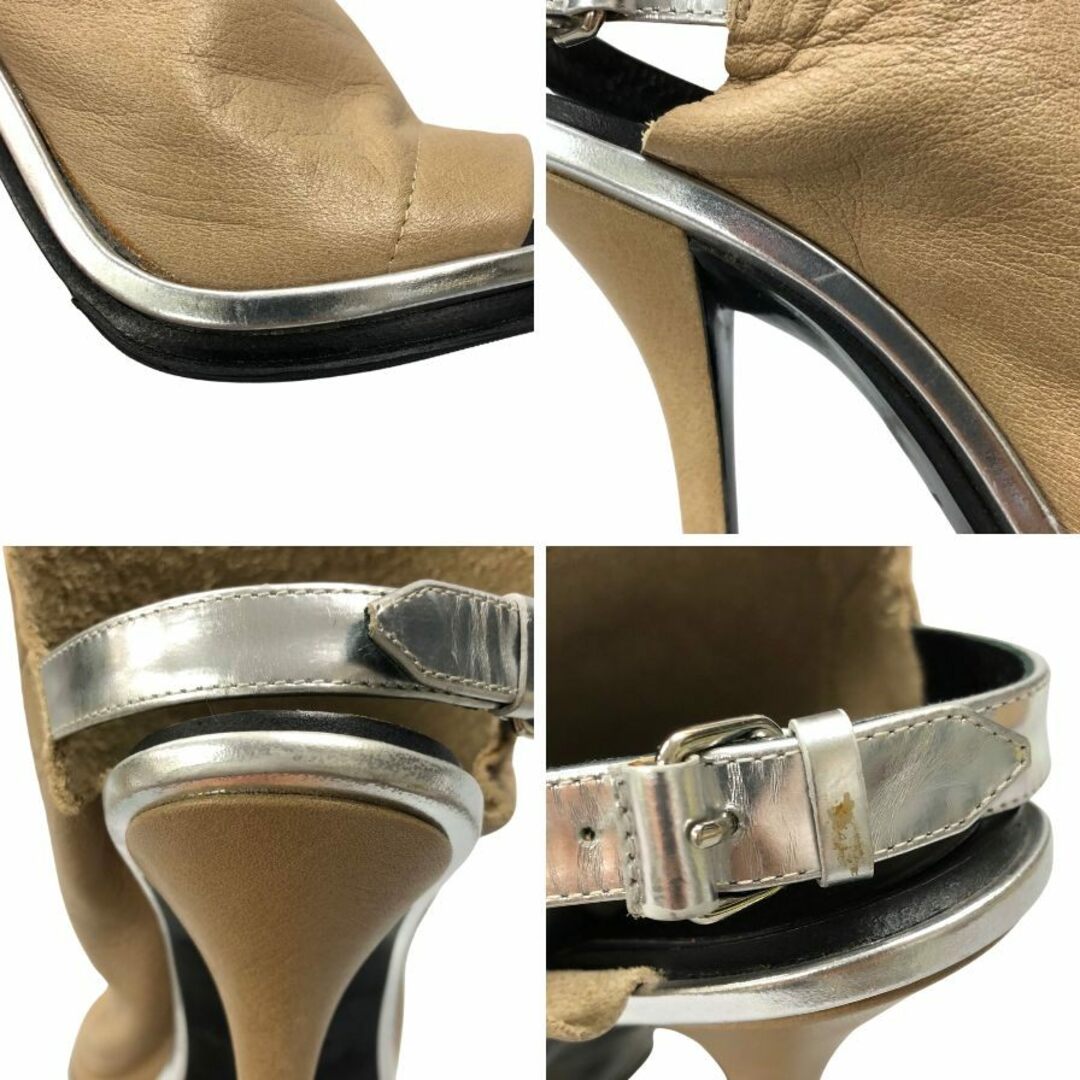 BALENCIAGA - バレンシアガ ブーツサンダル ストラップ レザー BALENCIAGA - バレンシアガ ブーツサンダル ストラップ レザー