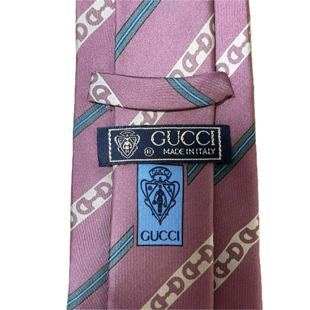 GUCCI - GUCCI/グッチ/ネクタイ/ストライプ/GG柄/レジメンタル GUCCI - GUCCI/グッチ/ネクタイ/ストライプ/GG柄/レジメンタル