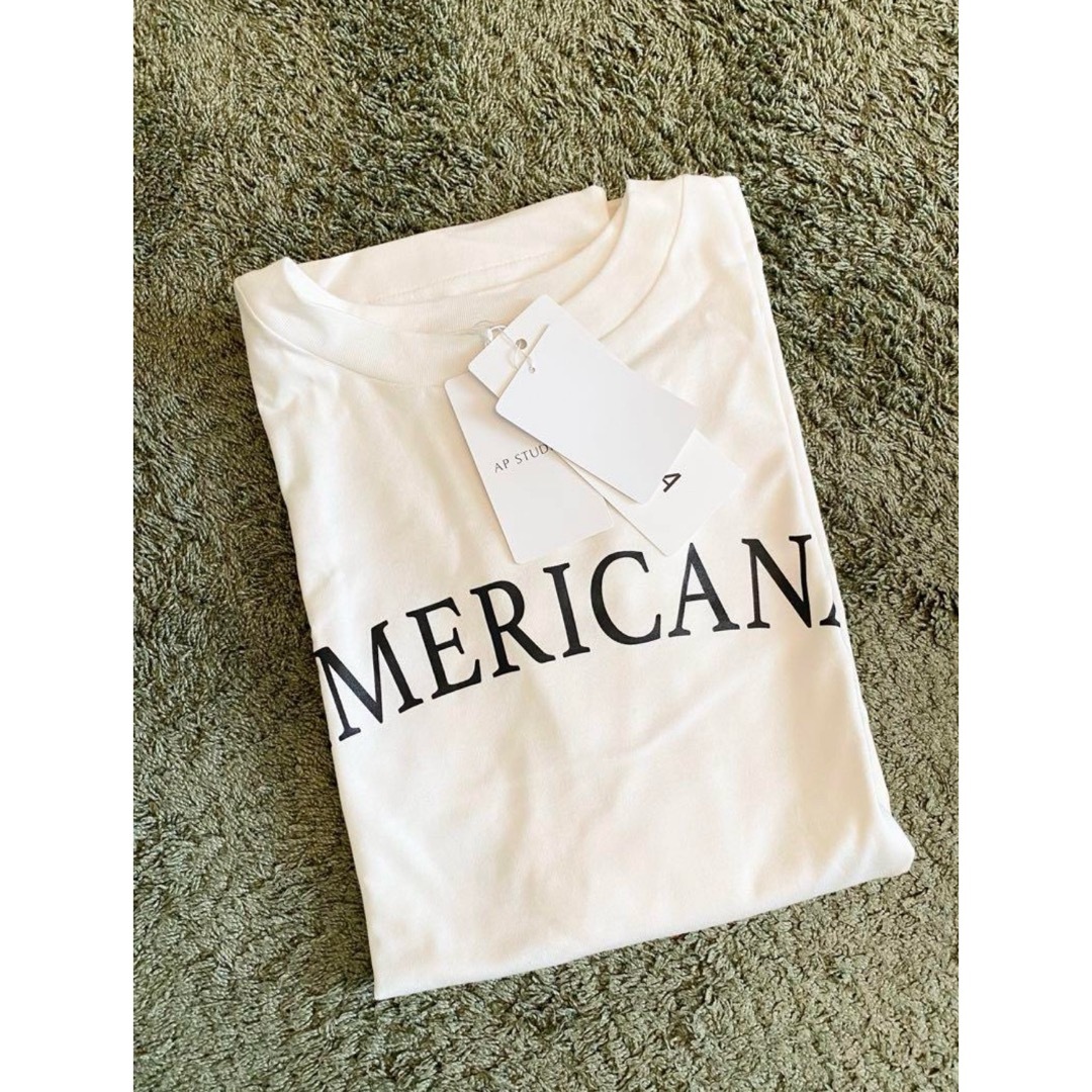 AP STUDIO - 【未着用】AP STUDIO別注AMERICANA logo Tシャツの AP STUDIO - 【未着用】AP STUDIO別注AMERICANA logo Tシャツの