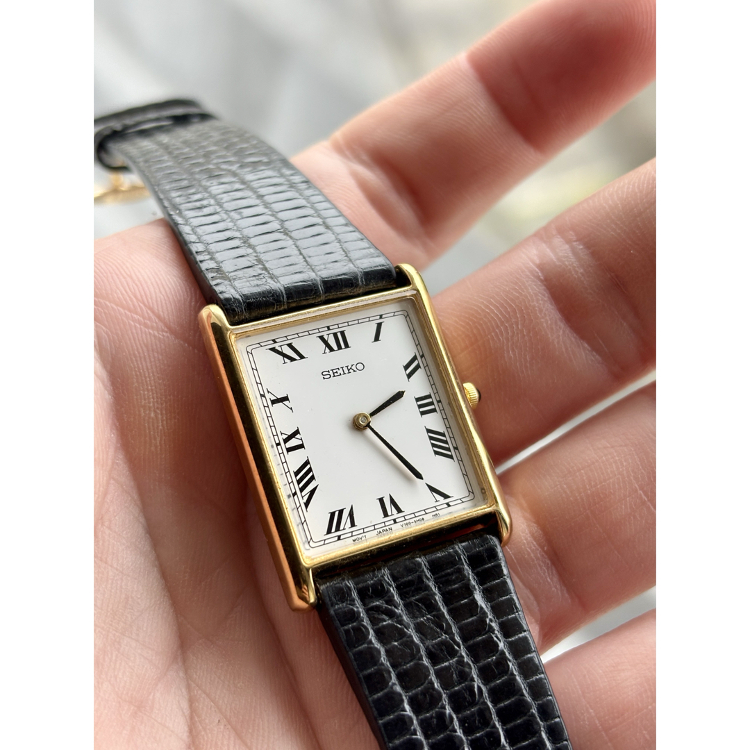 SEIKO - SEIKO セイコー V700-5K39 ヴィンテージ スクエア腕時計 SEIKO - SEIKO セイコー V700-5K39 ヴィンテージ スクエア腕時計