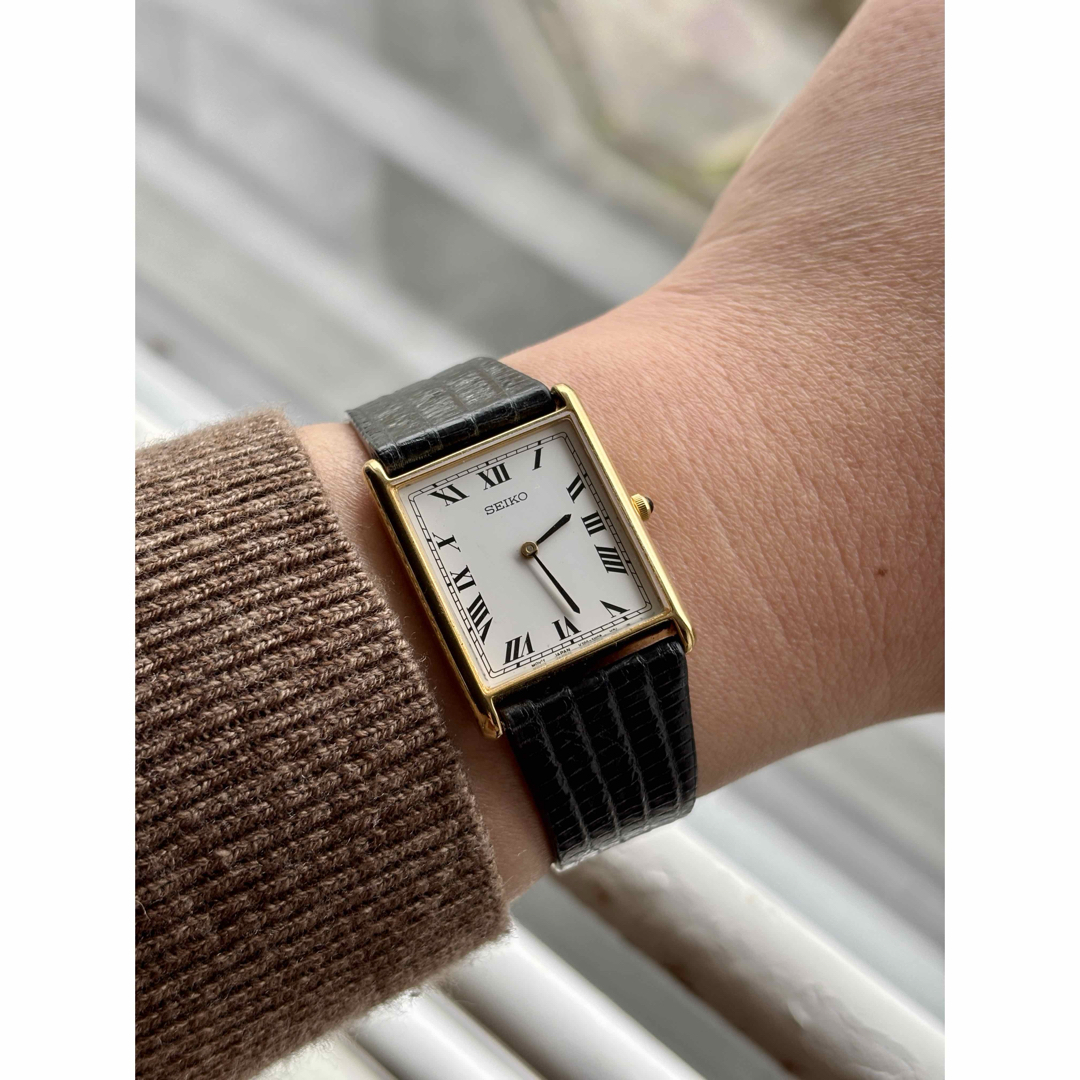 SEIKO - SEIKO セイコー V700-5K39 ヴィンテージ スクエア腕時計 SEIKO - SEIKO セイコー V700-5K39 ヴィンテージ スクエア腕時計