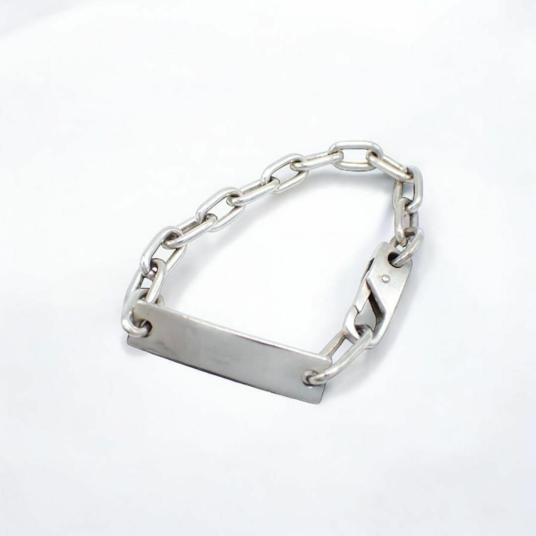 GUCCI - オールドグッチ ブレスレット ID エリプスチェーン 925 GUCCI - オールドグッチ ブレスレット ID エリプスチェーン 925