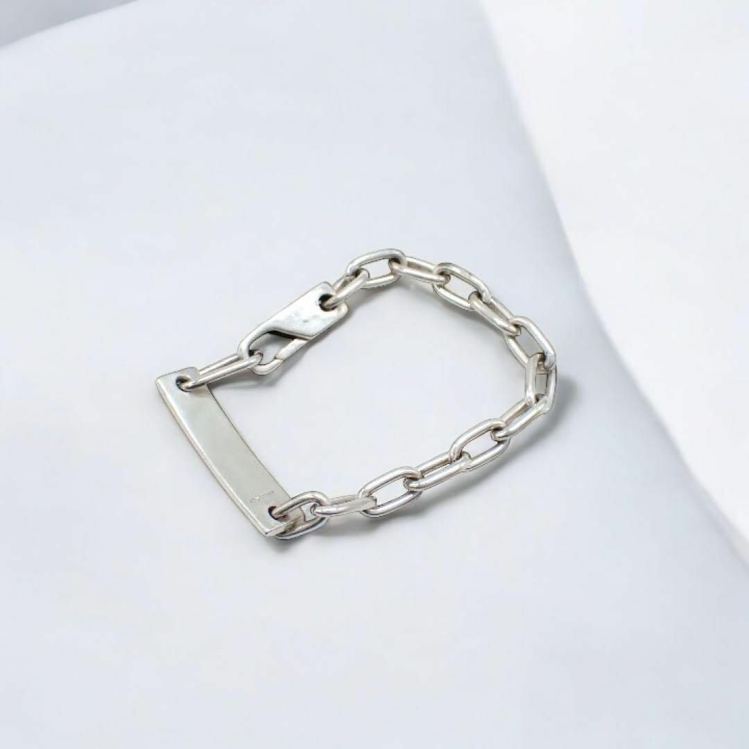 GUCCI - オールドグッチ ブレスレット ID エリプスチェーン 925 GUCCI - オールドグッチ ブレスレット ID エリプスチェーン 925