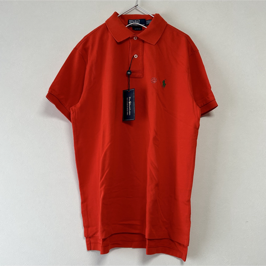 Ralph Lauren - 新品 90s POLO Ralph Lauren 半袖ポロシャツ 赤 Ralph Lauren - 新品 90s POLO Ralph Lauren 半袖ポロシャツ 赤