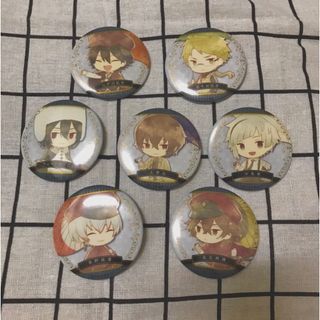 カドカワショテン(角川書店)の【文豪ストレイドッグス】傘っこ メタル缶バッジ 太宰治・中島敦・国木田独歩他(その他)