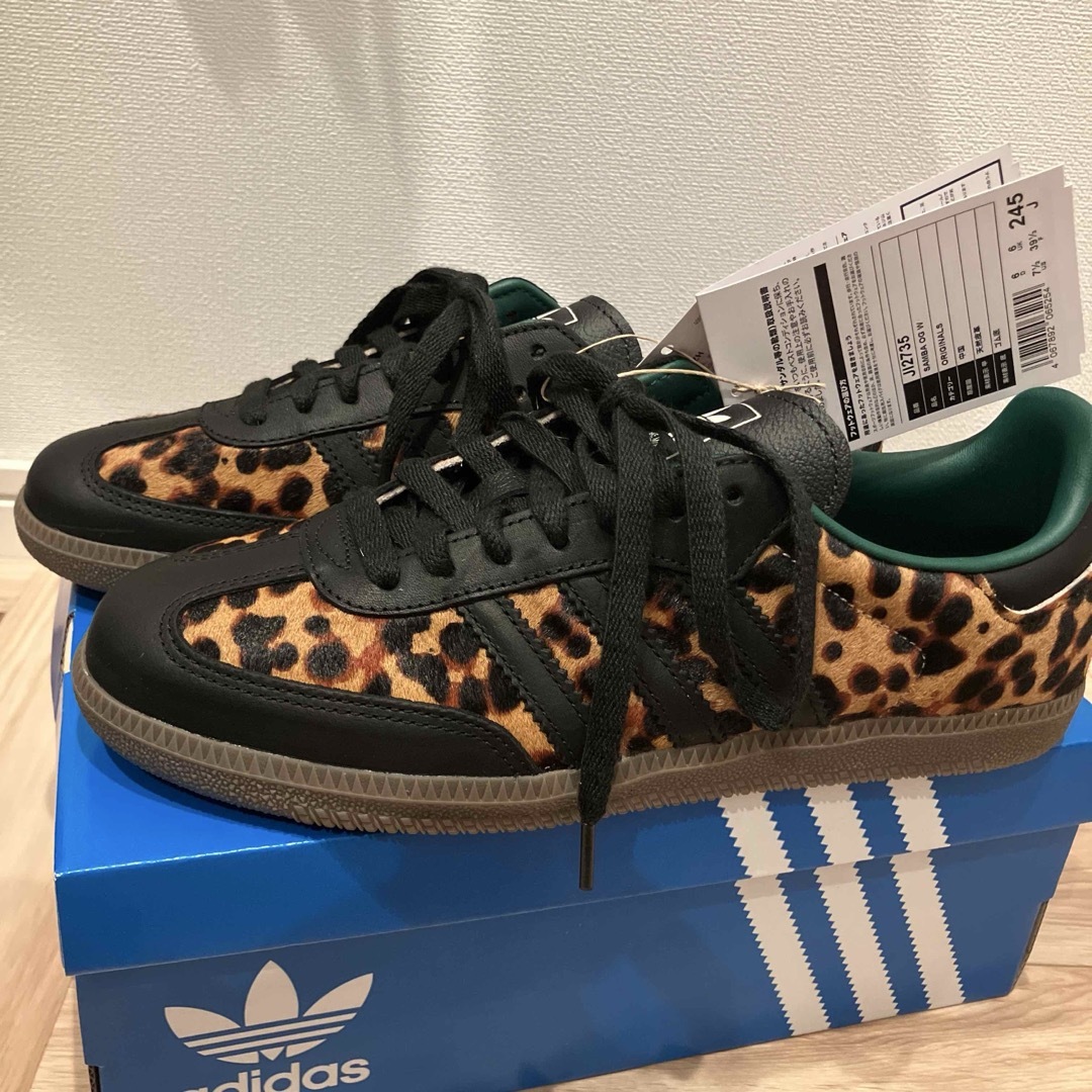 adidas - 新品未使用※samba og leopard Black スニーカー 24.5の adidas - 新品未使用※samba og leopard Black スニーカー 24.5の
