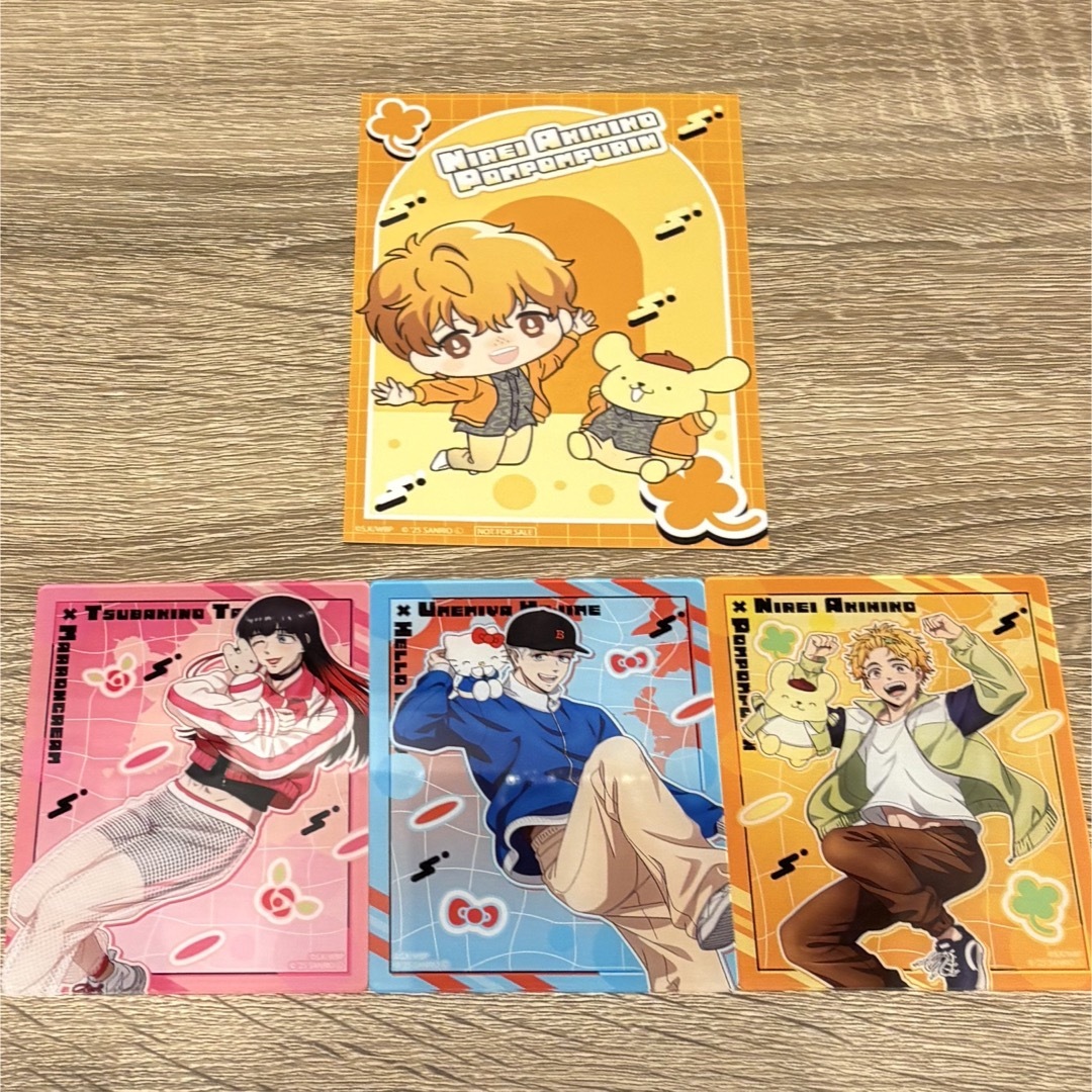 サンリオ(サンリオ)の【4点セット】WIND BREAKER サンリオ アクリルカード エンタメ/ホビーのおもちゃ/ぬいぐるみ(キャラクターグッズ)の商品写真
