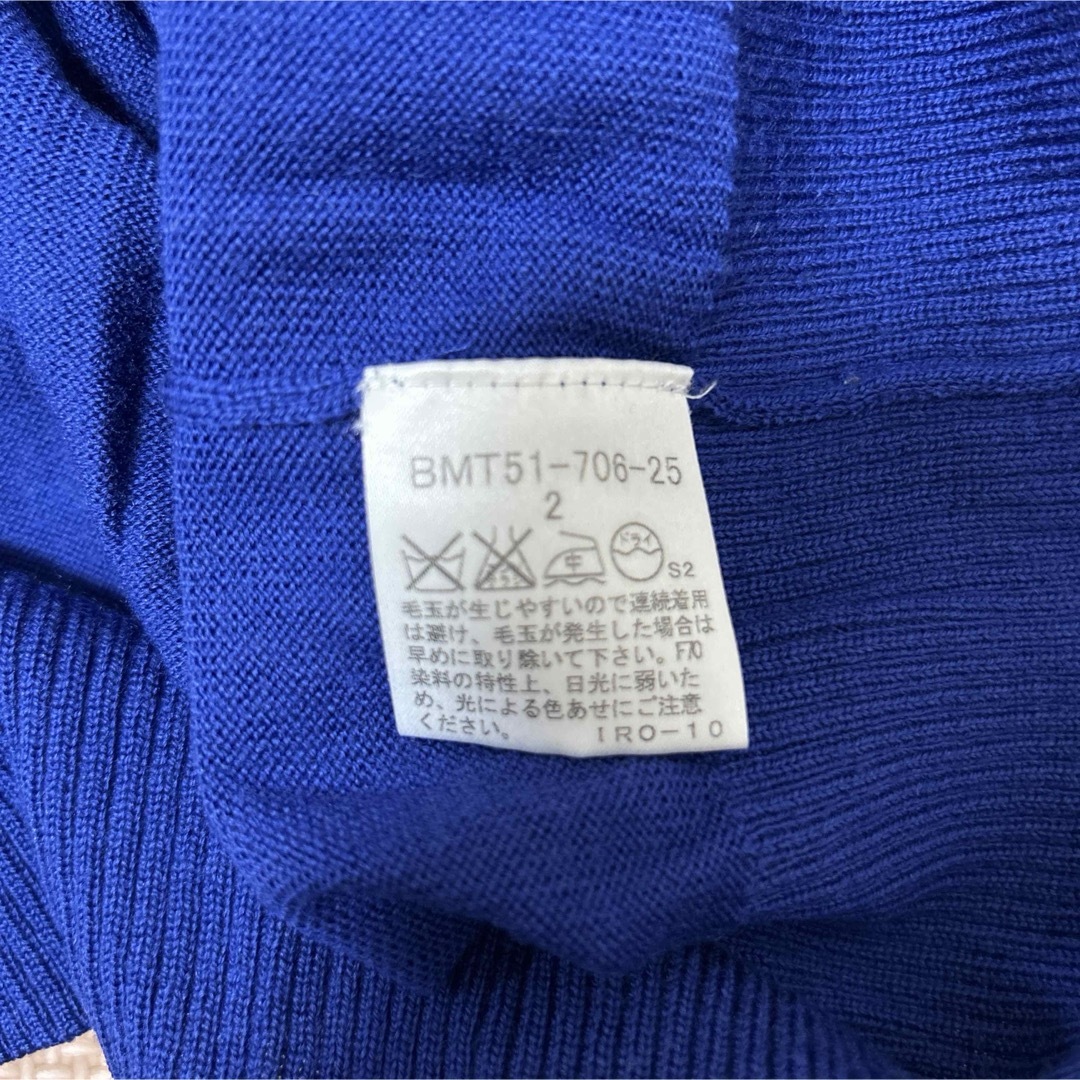 BURBERRY BLACK LABEL - 美品 バーバリーブラックレーベル 青色 BURBERRY BLACK LABEL - 美品 バーバリーブラックレーベル 青色