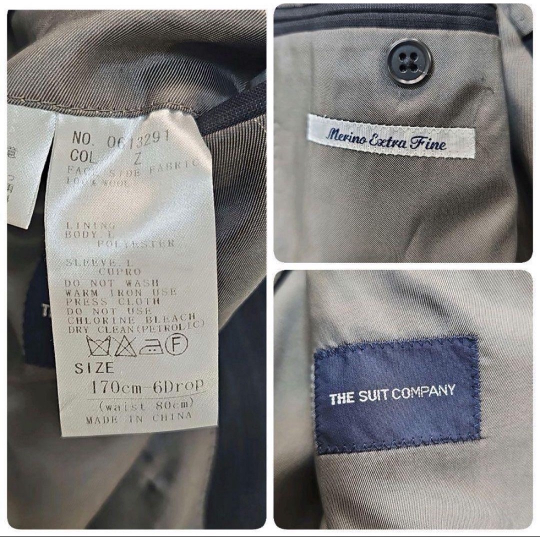 THE SUIT COMPANY - スーツカンパニーメンズスーツ170cm6dropの THE SUIT COMPANY - スーツカンパニーメンズスーツ170cm6dropの