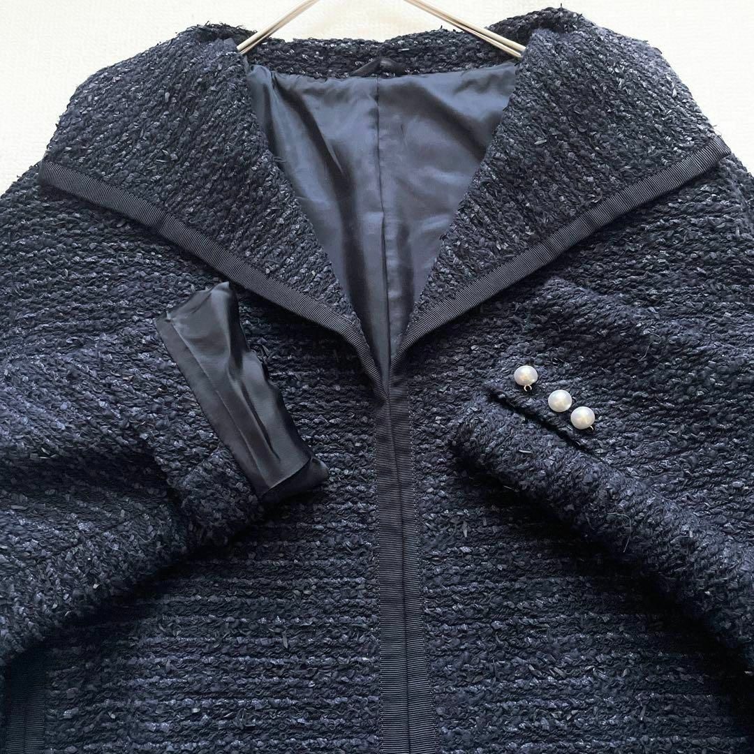 ANAYI - 【美品】アナイ カラミツイードジャケット パールボタン ANAYI - 【美品】アナイ カラミツイードジャケット パールボタン