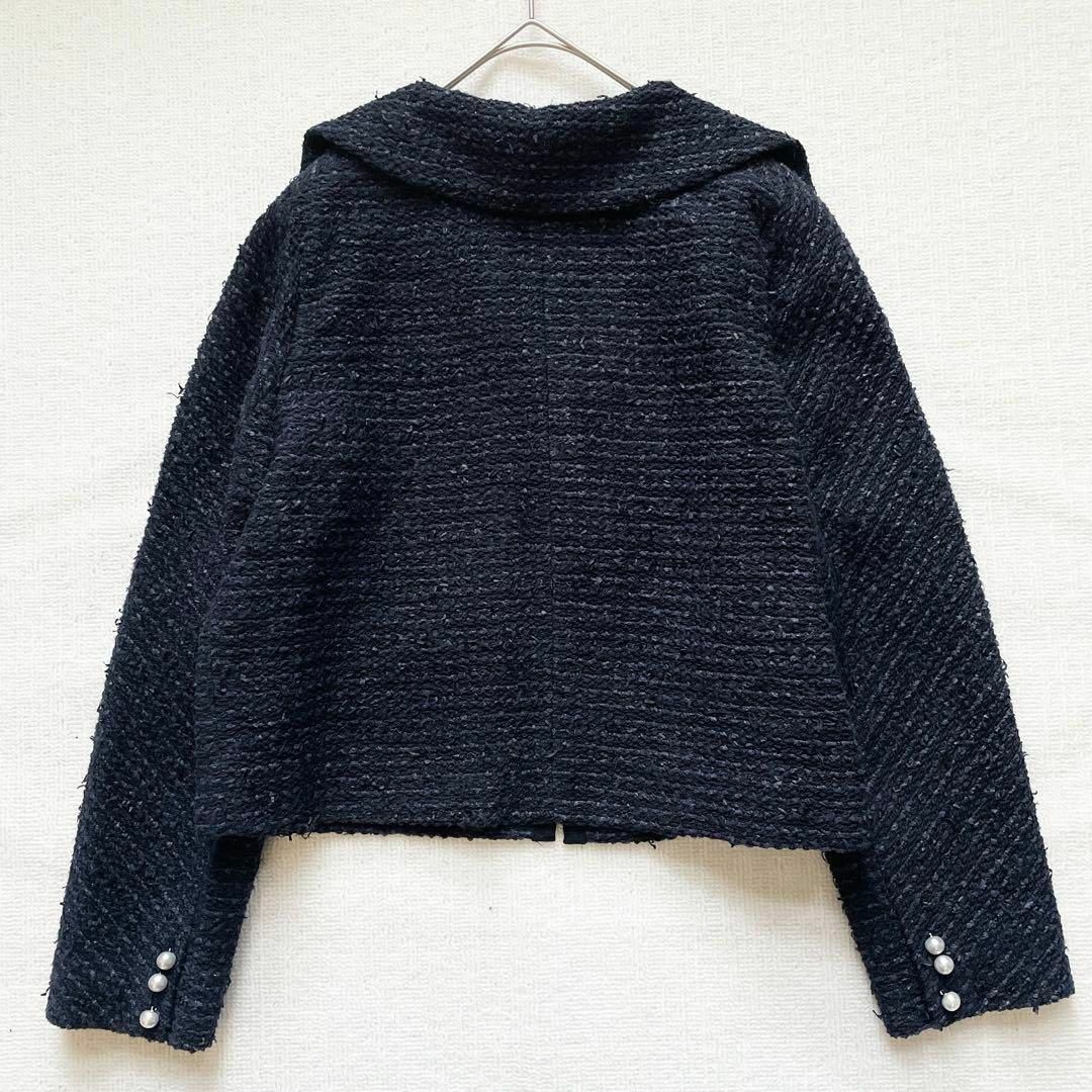 ANAYI - 【美品】アナイ カラミツイードジャケット パールボタン ANAYI - 【美品】アナイ カラミツイードジャケット パールボタン