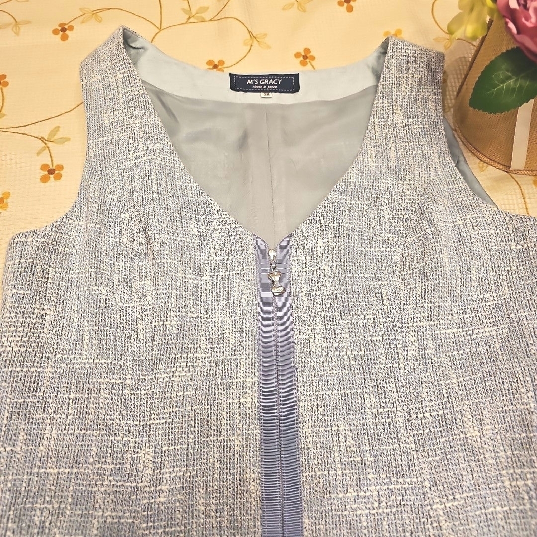 M'S GRACY - エムズグレイシー♡ジャンパースカート 38 ダブル M'S GRACY - エムズグレイシー♡ジャンパースカート 38 ダブル