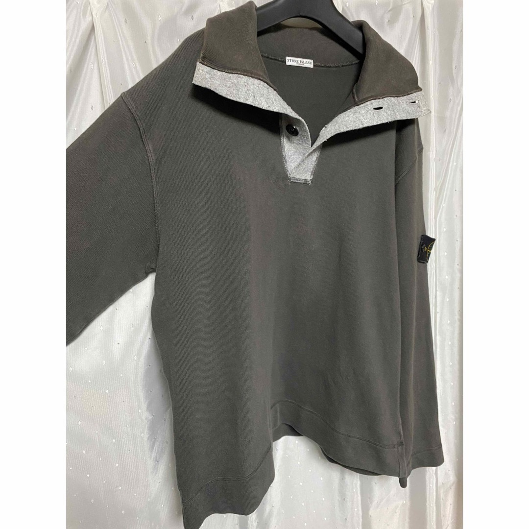 STONE ISLAND - STONE ISLAND 03aw ハーフボタンスウェット STONE ISLAND - STONE ISLAND 03aw ハーフボタンスウェット