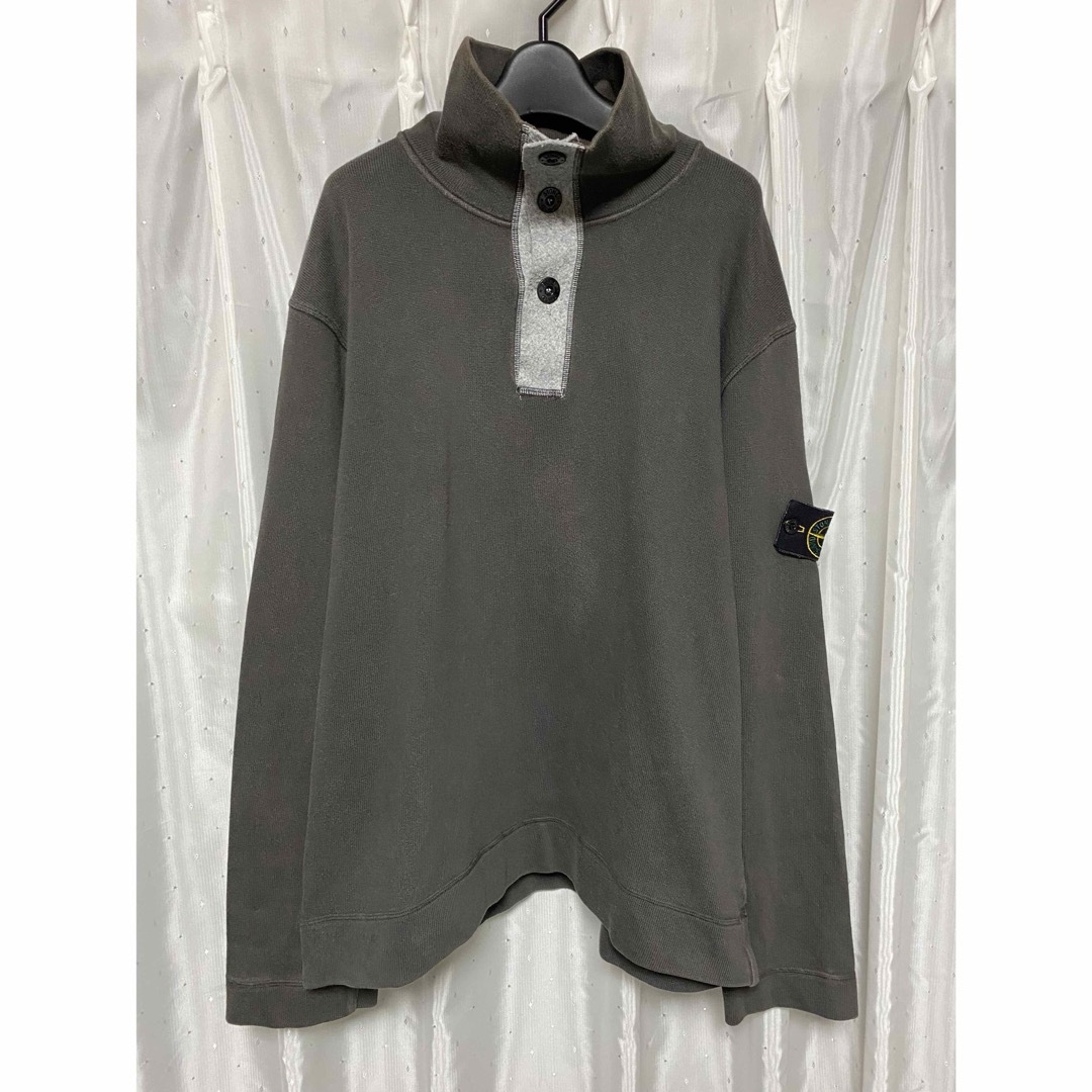 STONE ISLAND - STONE ISLAND 03aw ハーフボタンスウェット STONE ISLAND - STONE ISLAND 03aw ハーフボタンスウェット