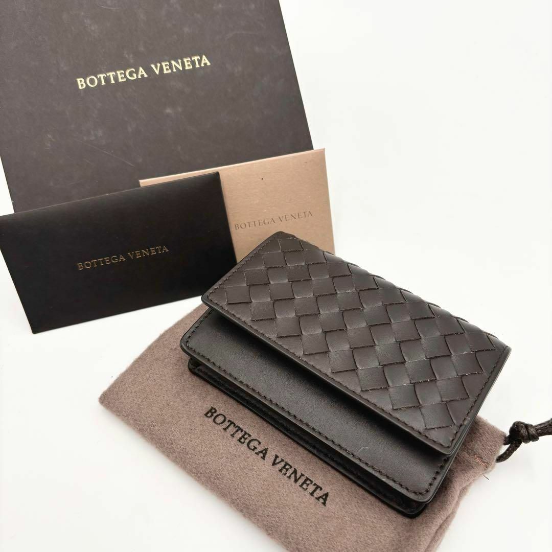 BOTTEGA VENETA - 新品未使用 BOTTEGA VENETA 名刺入れ ブラウン BOTTEGA VENETA - 新品未使用 BOTTEGA VENETA 名刺入れ ブラウン