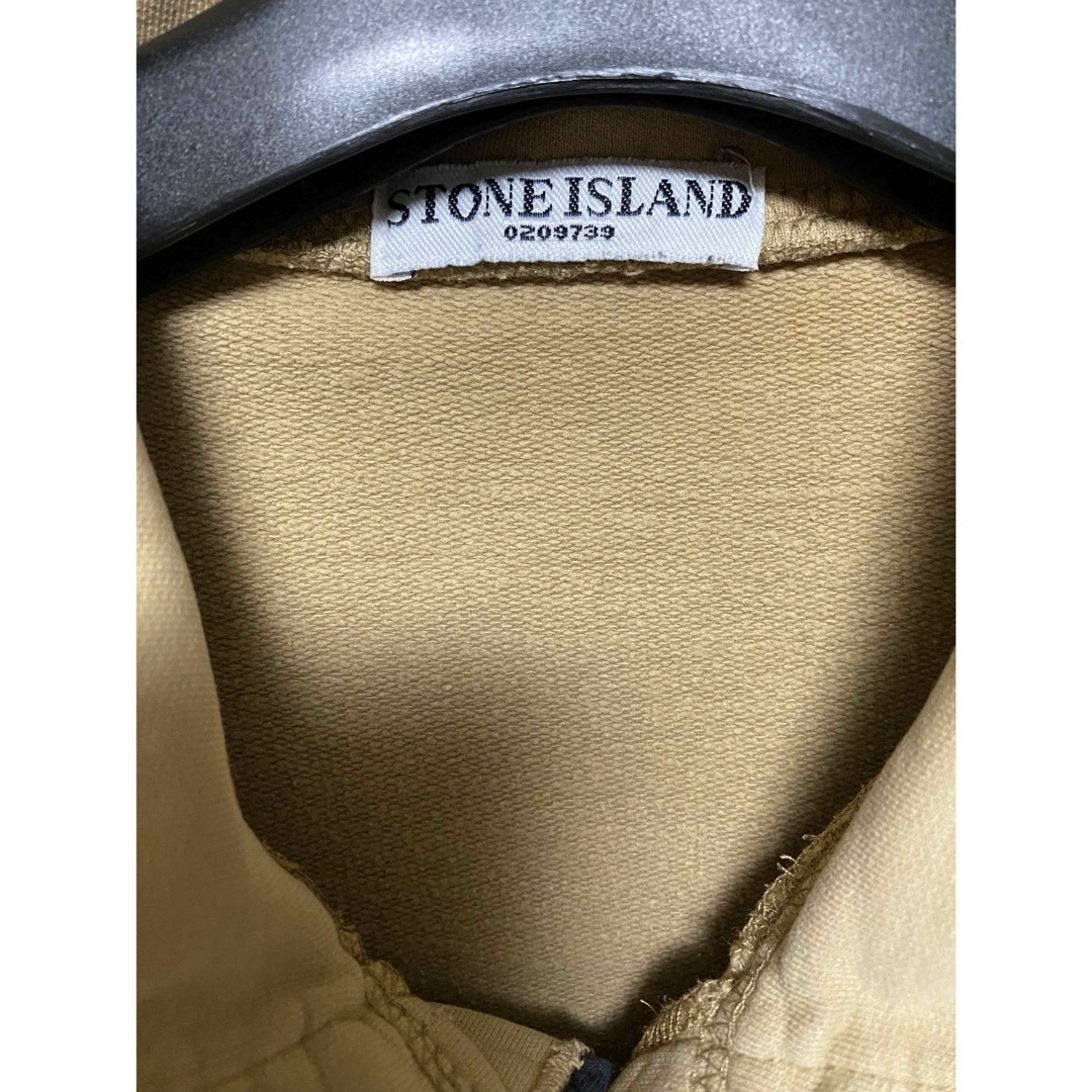 STONE ISLAND - STONE ISLAND 00s ボタンスウェット ベージュの STONE ISLAND - STONE ISLAND 00s ボタンスウェット ベージュの