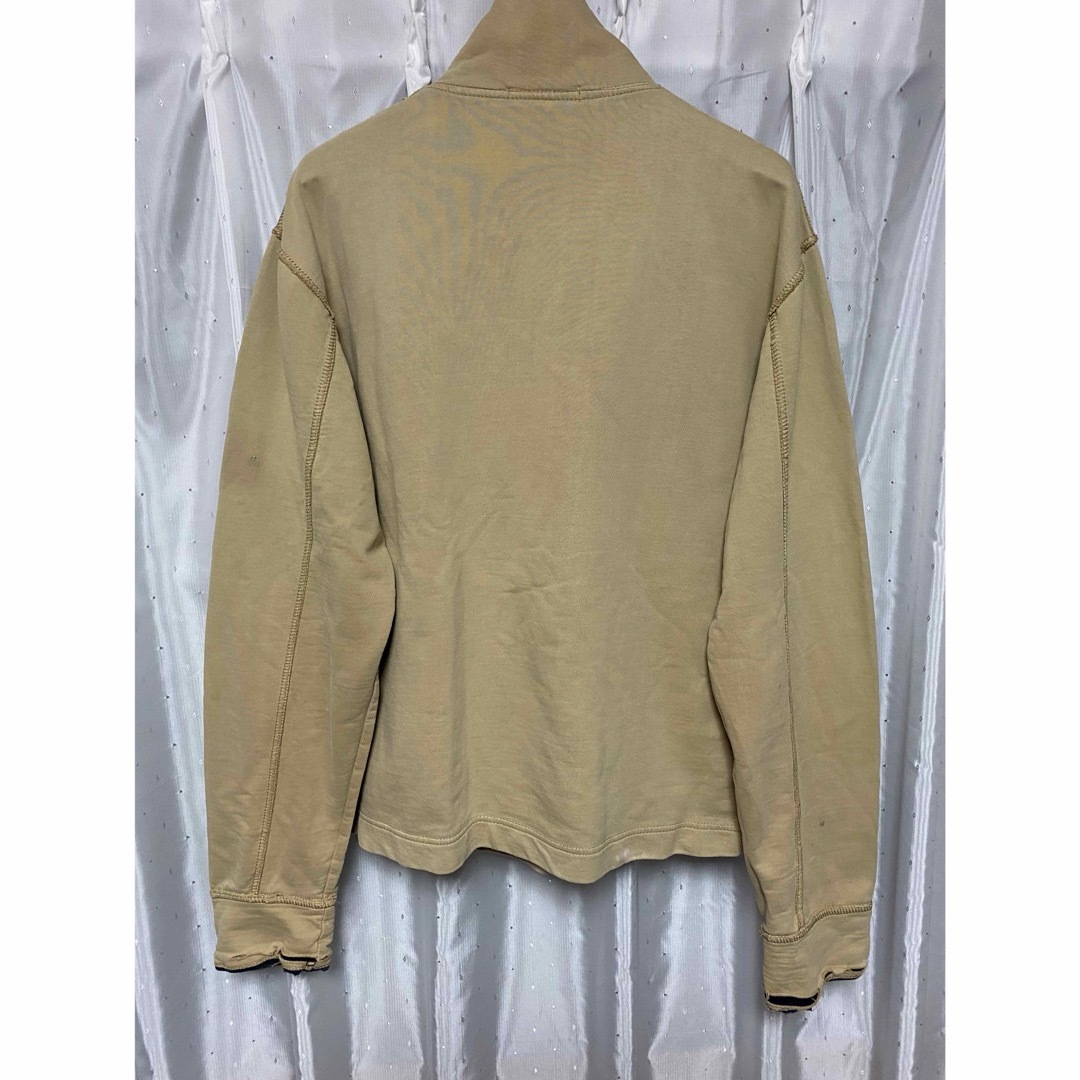STONE ISLAND - STONE ISLAND 00s ボタンスウェット ベージュの STONE ISLAND - STONE ISLAND 00s ボタンスウェット ベージュの
