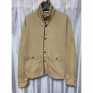 STONE ISLAND - STONE ISLAND 00s ボタンスウェット ベージュの STONE ISLAND - STONE ISLAND 00s ボタンスウェット ベージュの