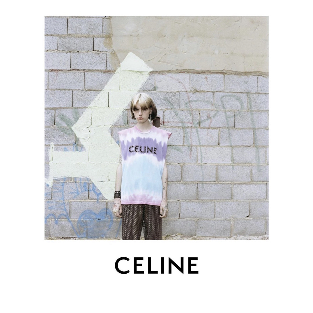 CELINE - CELINE 22SS ノースリーブTシャツ COSMIC CRUISER XSの CELINE - CELINE 22SS ノースリーブTシャツ COSMIC CRUISER XSの
