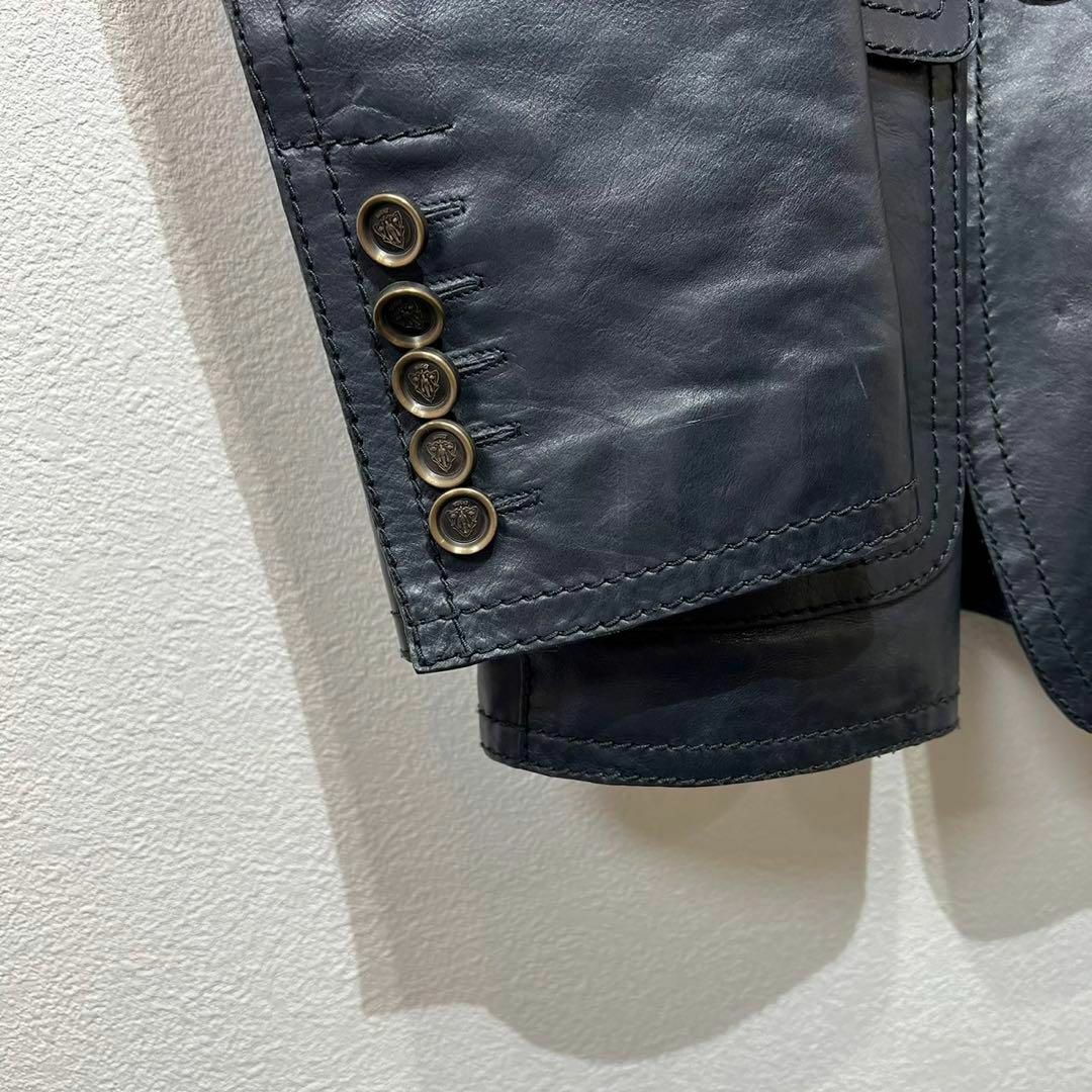GUCCI - 希少 GUCCI TOM FORD期 カーフスキン レザーテーラード GUCCI - 希少 GUCCI TOM FORD期 カーフスキン レザーテーラード