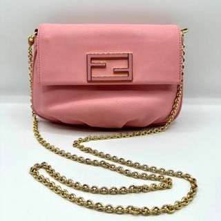 FENDI - FENDI フェンディ チェーンショルダーバッグ パステル FENDI - FENDI フェンディ チェーンショルダーバッグ パステル