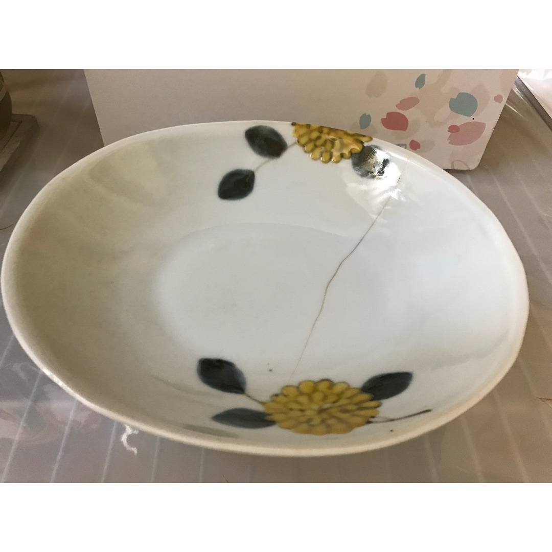 新品未使用】九谷青窯 徳永遊心 色絵菊 蕎麦猪口 鉢 まとめ売り