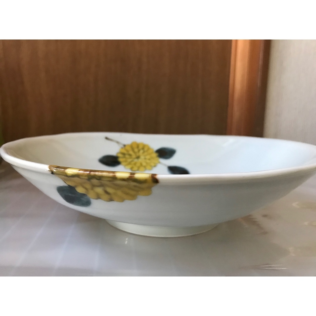 新品未使用】九谷青窯 徳永遊心 色絵菊 蕎麦猪口 鉢 まとめ売り