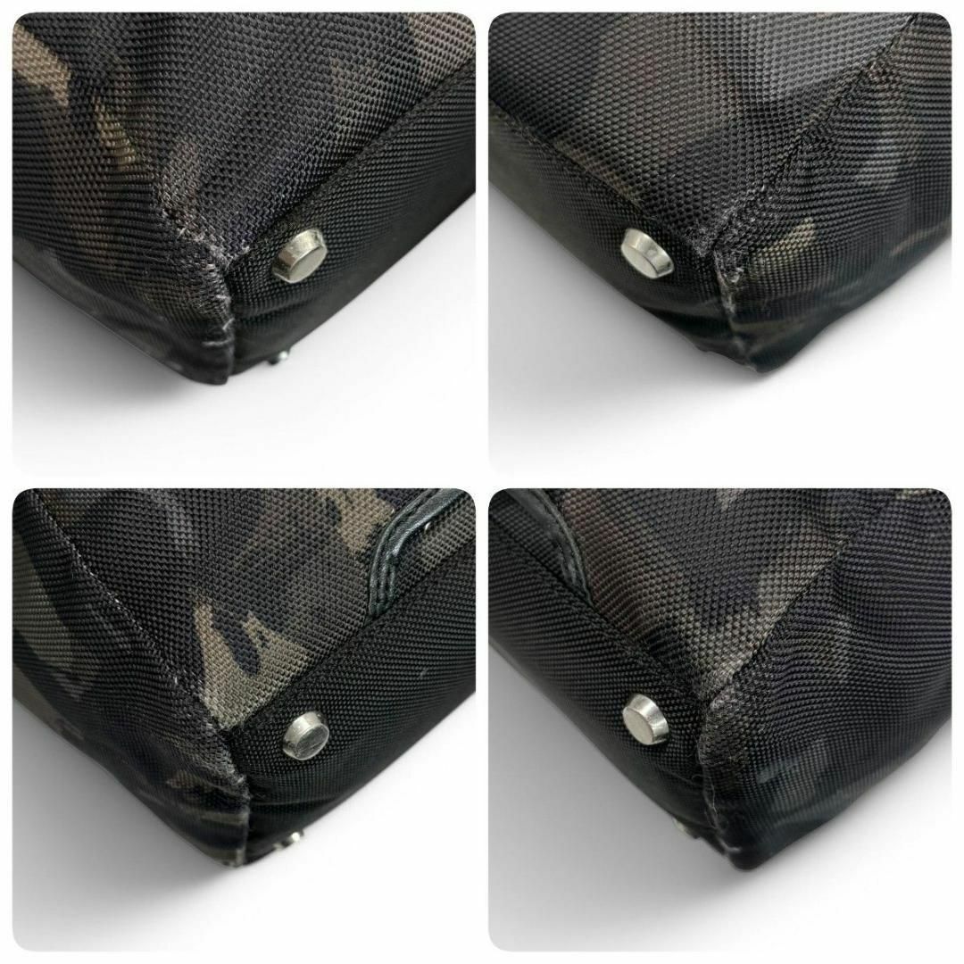 TUMI - 良品 TUMI トゥミ トートバッグ レザー ナイロン 迷彩 TUMI - 良品 TUMI トゥミ トートバッグ レザー ナイロン 迷彩