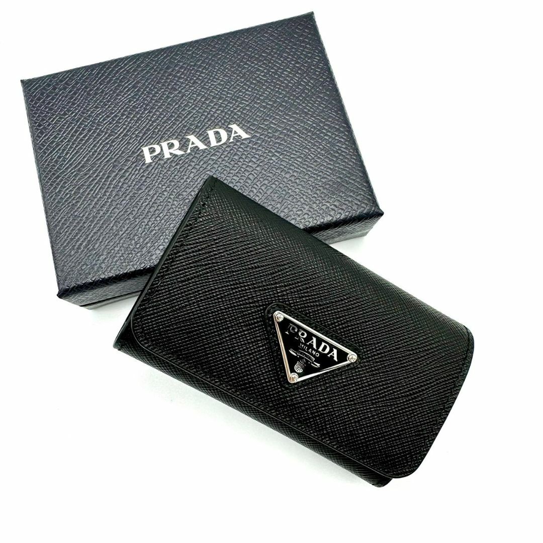 PRADA - 【新古品未使用品】PRADA プラダ キーケース 三角 PRADA - 【新古品未使用品】PRADA プラダ キーケース 三角