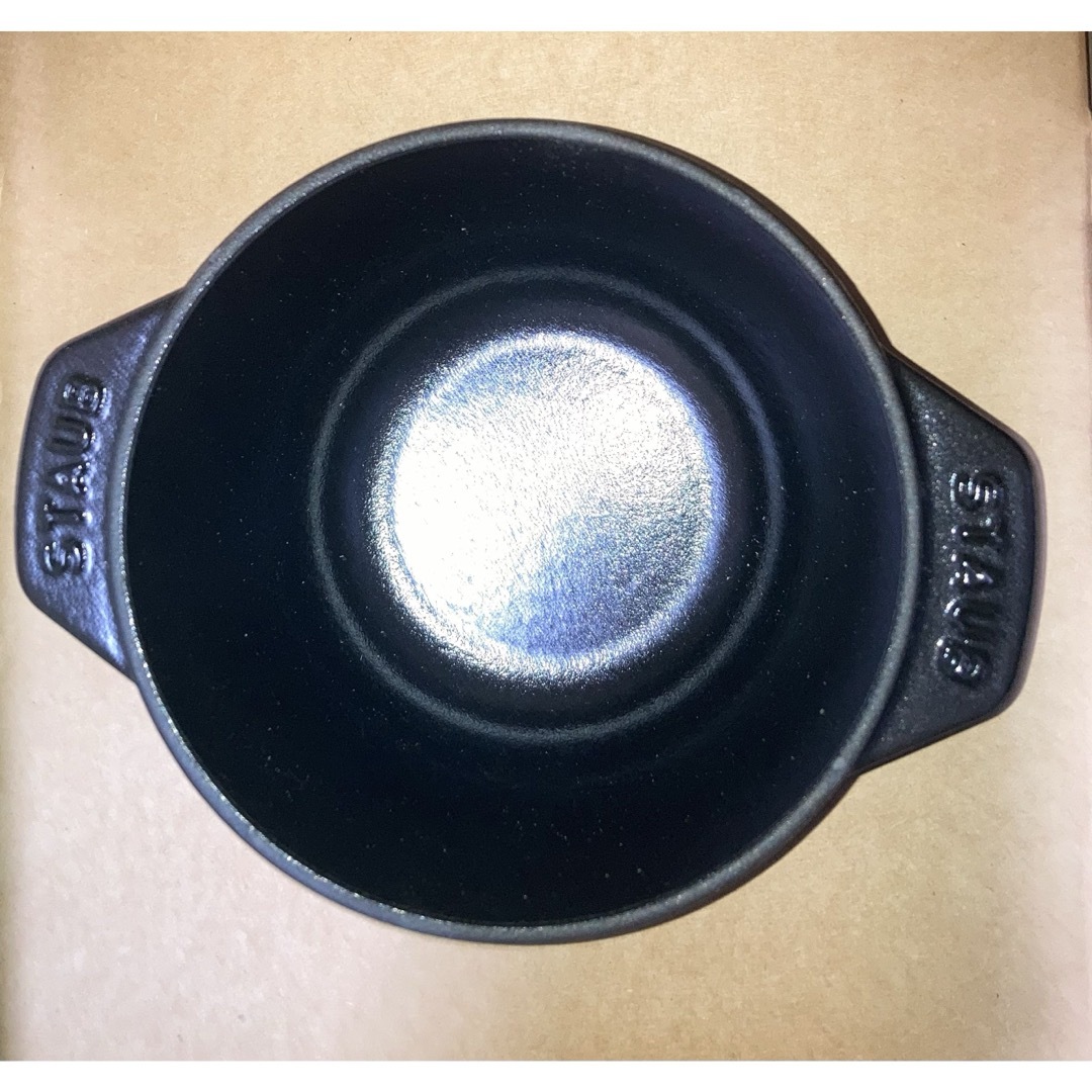 STAUB - staub ストウブ ラ ココットde GOHAN S ブラック 炊飯の STAUB - staub ストウブ ラ ココットde GOHAN S ブラック 炊飯の